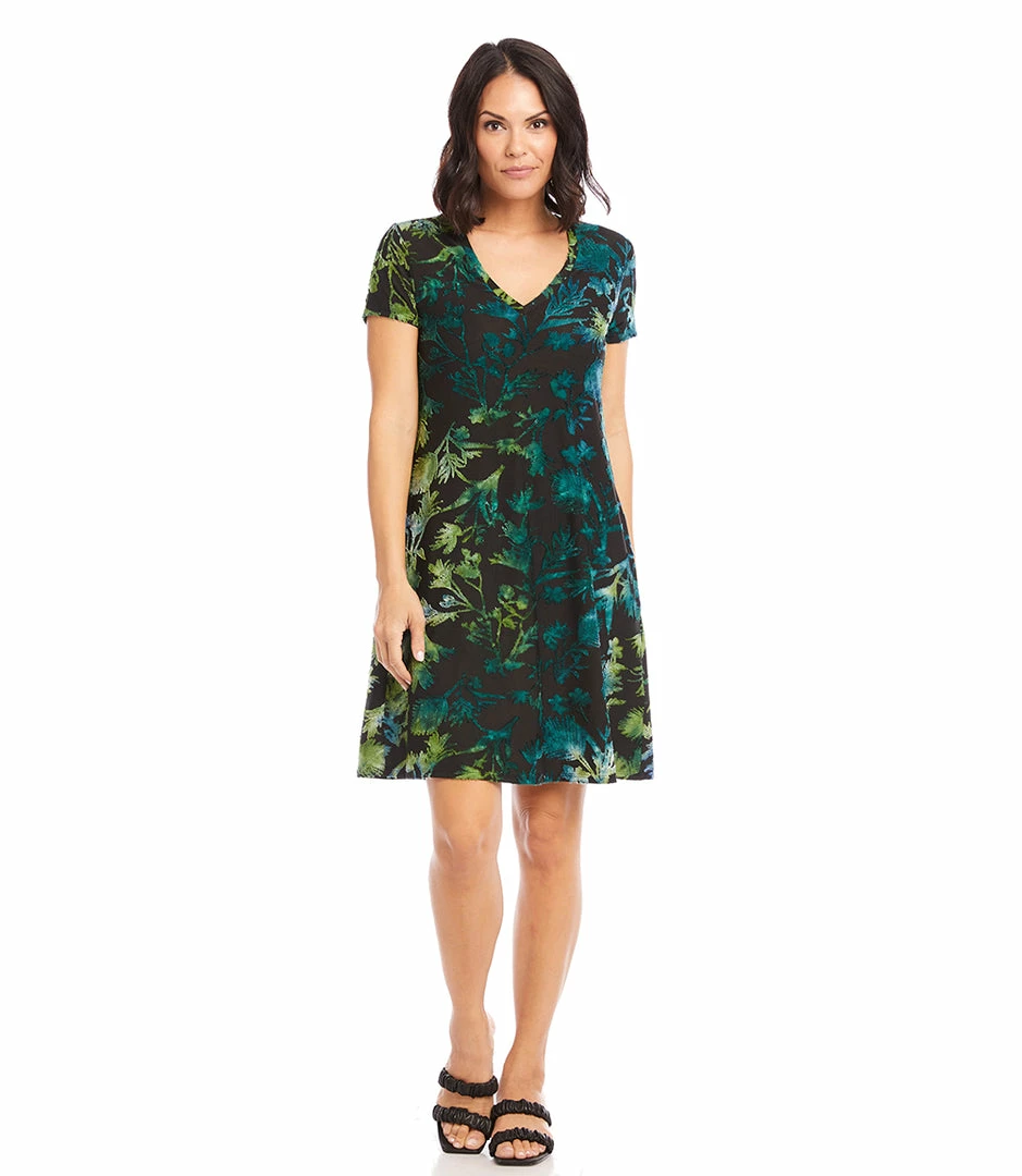 Karen Kane Clothing Quinn V-Neck Pocket Dress