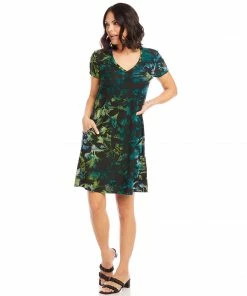 Karen Kane Clothing Quinn V-Neck Pocket Dress