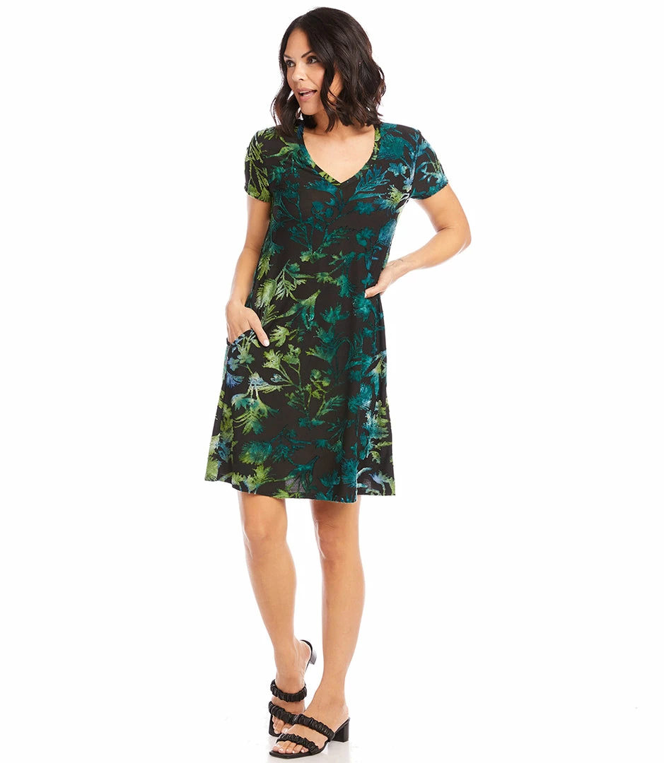 Karen Kane Clothing Quinn V-Neck Pocket Dress