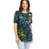 Karen Kane Petite Size Short Sleeve Shirttail Top