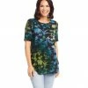 Karen Kane Clothing Short Sleeve Shirttail Top
