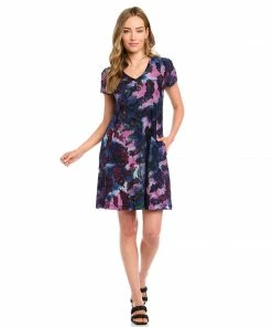 Karen Kane Clothing Quinn V-Neck Pocket Dress