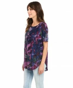 Karen Kane Short Sleeve Shirttail Top Clothing