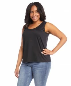 Karen Kane Plus Size Scoop Tank New Arrivals