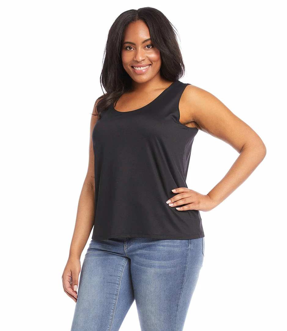 Karen Kane Plus Size Scoop Tank New Arrivals