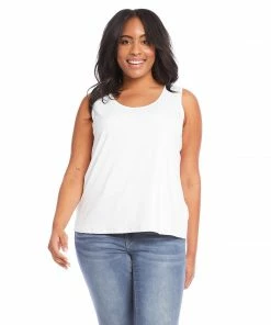 Karen Kane New Arrivals Plus Size Scoop Tank