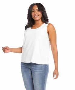 Karen Kane New Arrivals Plus Size Scoop Tank