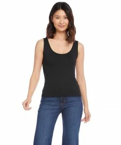 Karen Kane Petite Size Scoop Tank Tops
