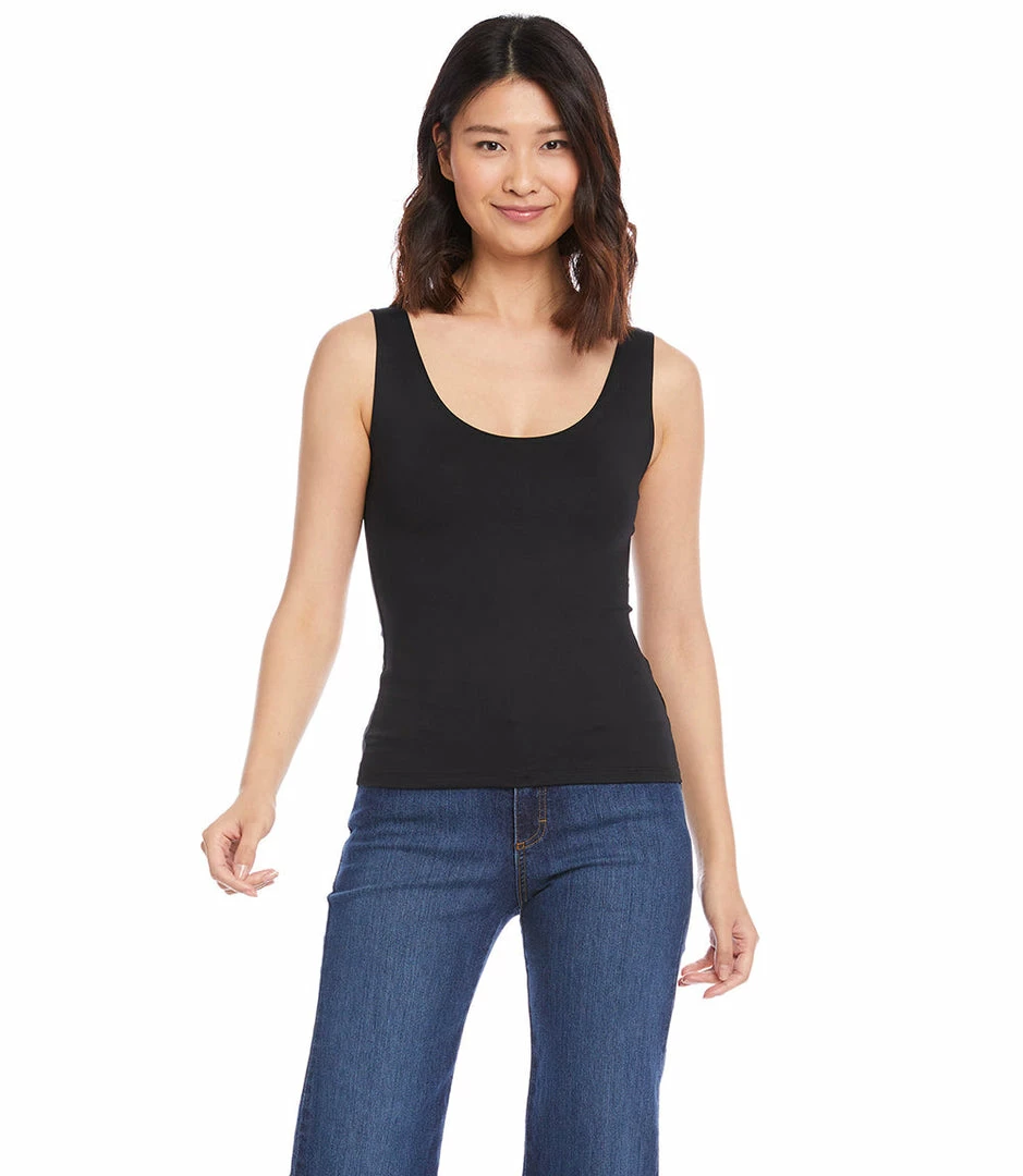 Karen Kane Petite Size Scoop Tank Tops