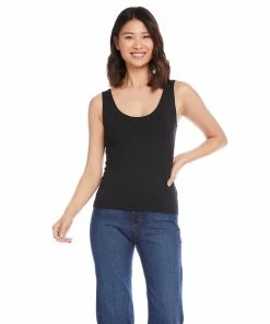 Karen Kane Petite Size Scoop Tank Tops