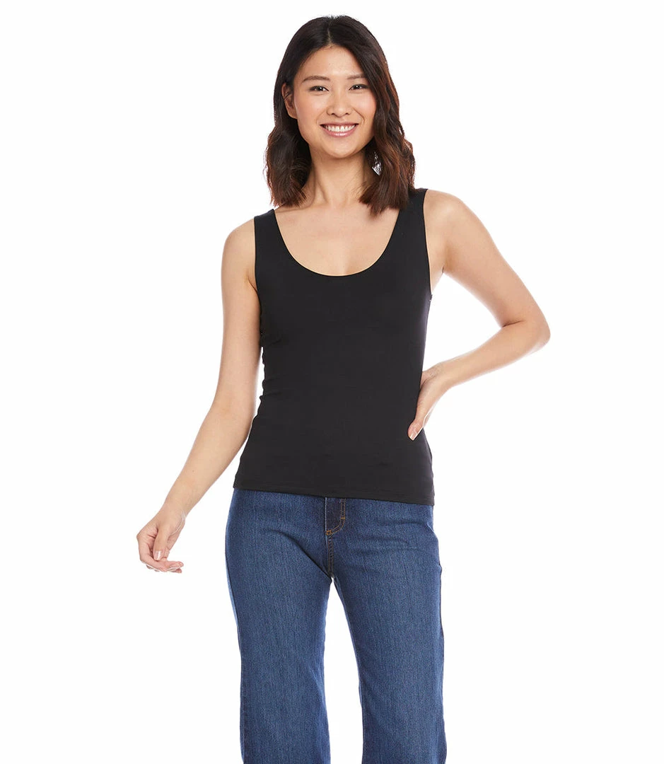 Karen Kane Petite Size Scoop Tank Tops