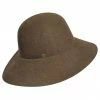 Karen Kane Raw Edge Wide Brim
