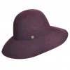 Karen Kane Raw Edge Wide Brim Accessories