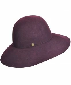 Karen Kane Raw Edge Wide Brim Accessories