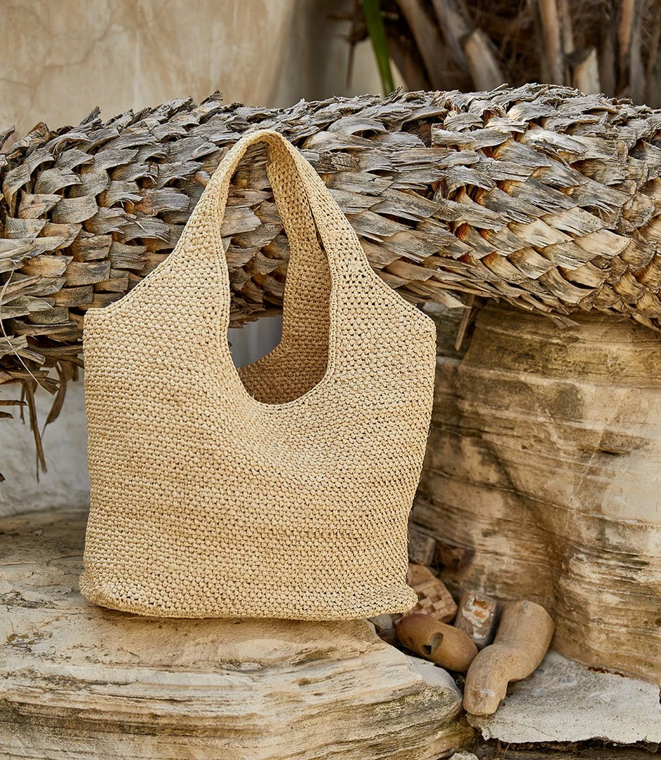 Karen Kane Raffia Tote Bag Accessories