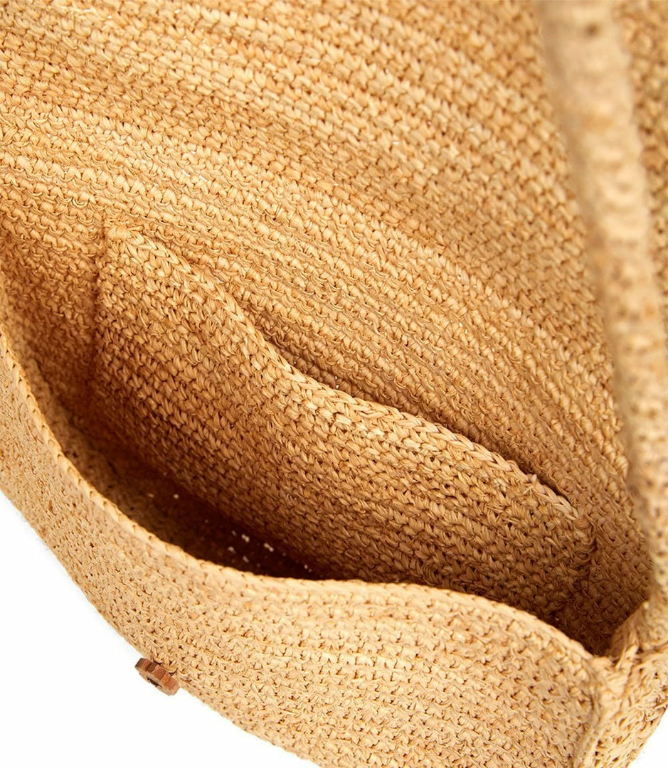 Karen Kane Raffia Crossbody Bag